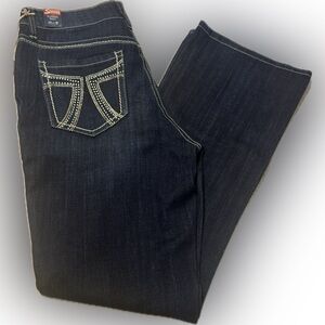 Seven7 silhouette slimming bootcut jeans NWT women’s size 12-rhinestone
